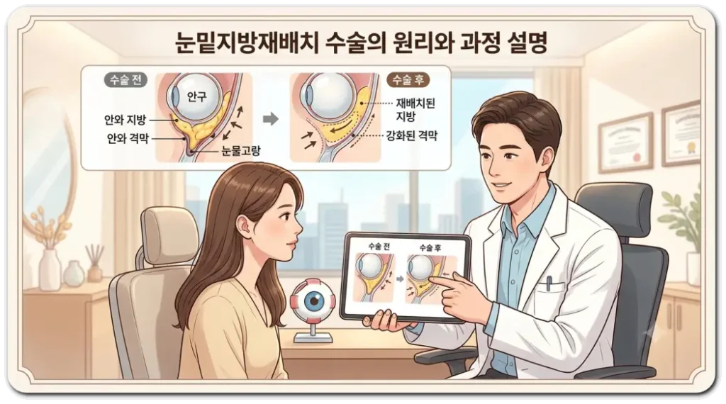 눈밑재배치-수술-과정