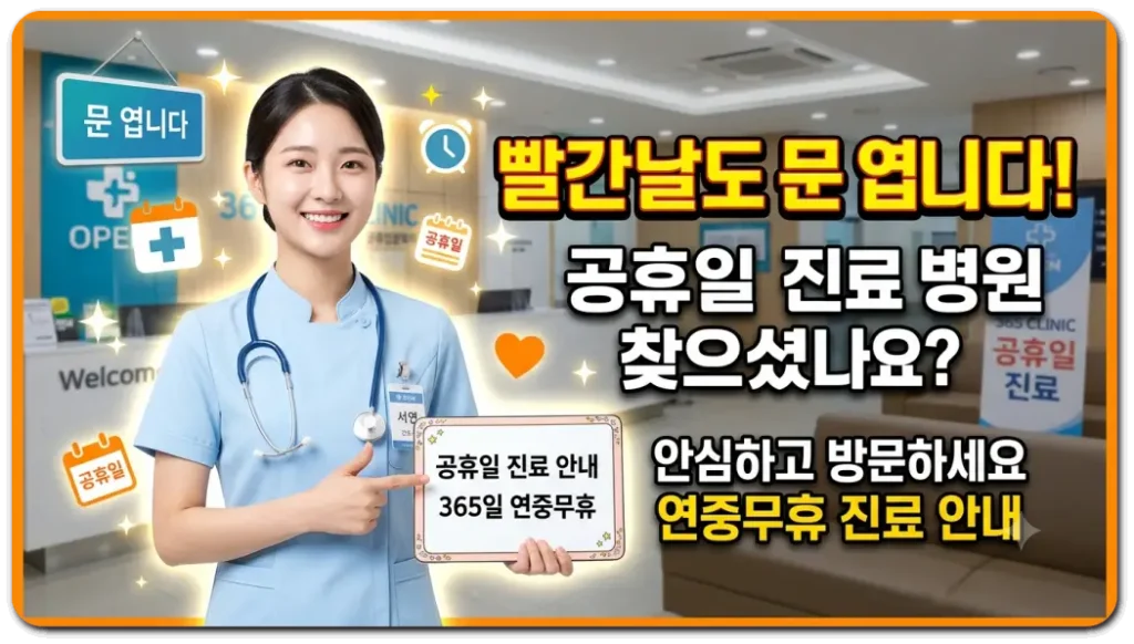 공휴일-빨간날-진료하는-병원
