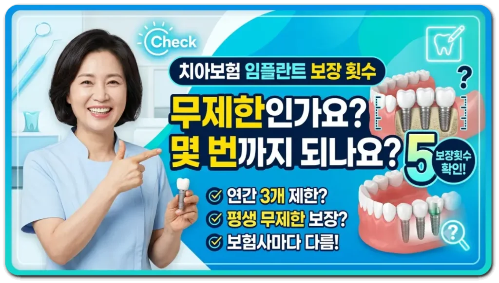 치아보험-임플라트-보장횟수