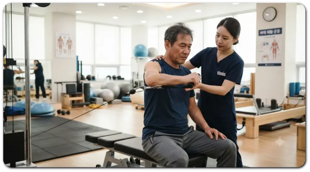 회전근개-파열-재활료중인-환자