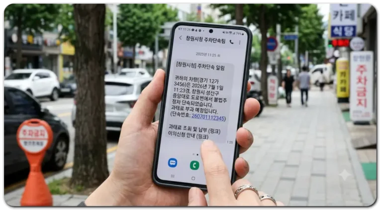 주정차 단속 알림 서비스 신청 방법(4만원 아낀 후기)