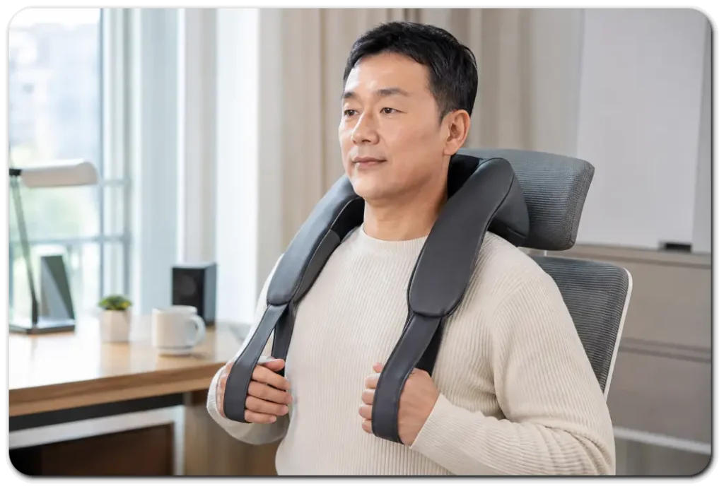 올바르게-사용하는-목-어깨-마사지기
