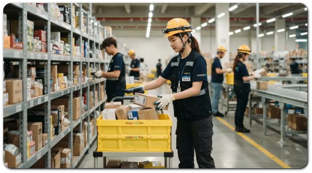 쿠팡-단기알바-여자