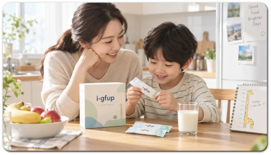 엄마와-아이의-아침-영양-시간