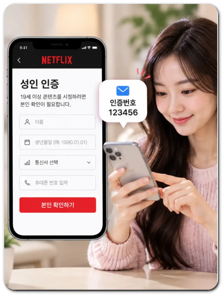 넷플릭스_휴대폰_성인인증